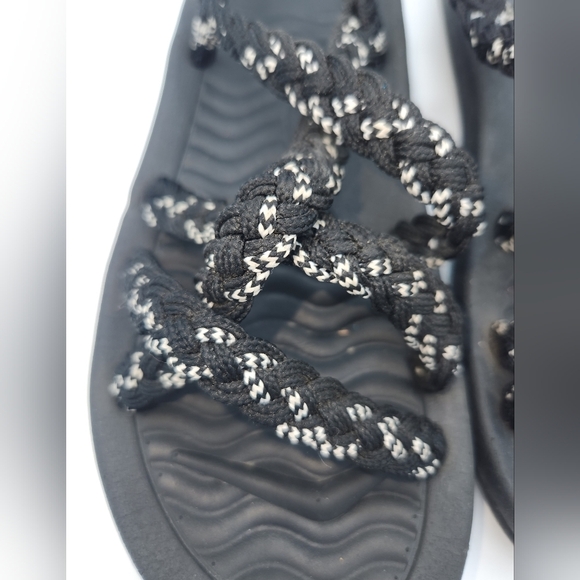 MEGNYA Braided Strappy Slip On SANDALS Arch Support Size 7 - Picture 7 of 7